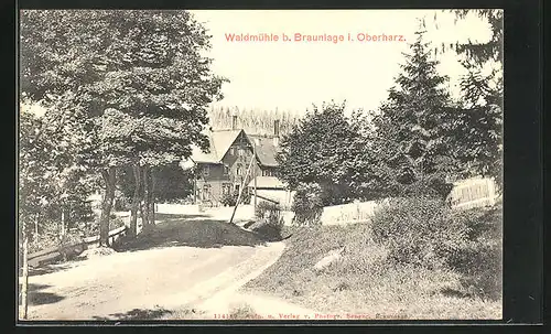 AK Braunlage i. Oberharz, Gasthaus Waldmühle