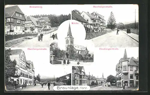 AK Braunlage i. Harz, Kirche, Harzburgerstrasse