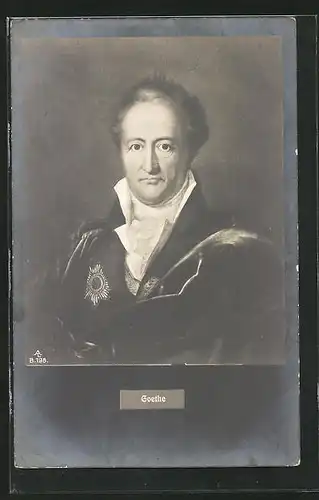 AK Porträtbild von Goethe