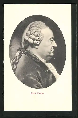 AK Rath Goethe in Seitenansicht