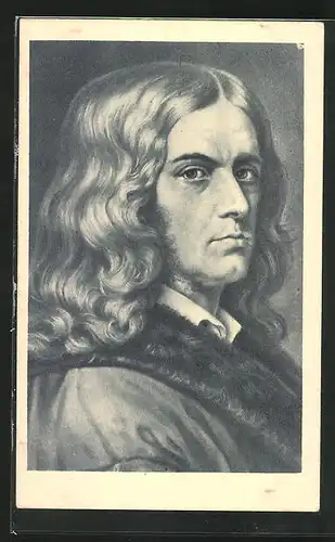 AK Porträtbild von Adalbaert von Chamisso