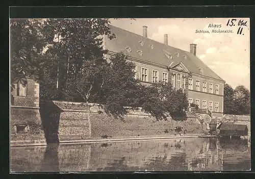 AK Ahaus, Schloss, Rückansicht