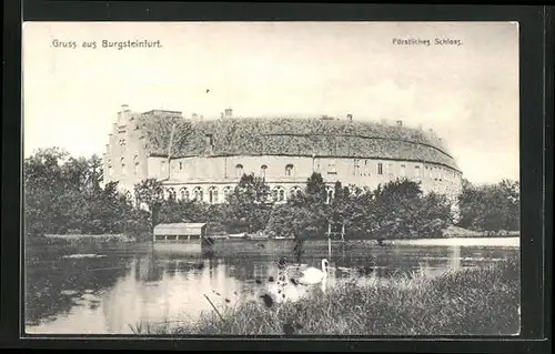 AK Burgsteinfurt, Blick zum Fürstlichen Schloss