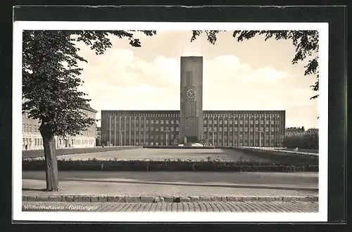 AK Wilhelmshaven-Rüstringen, Blick zum Rathaus