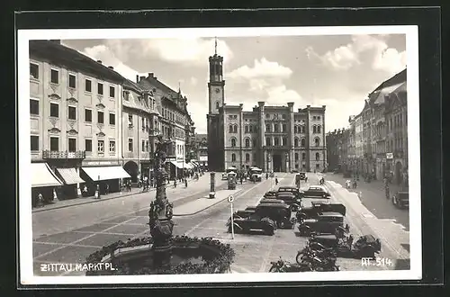 AK Zittau, Marktplatz