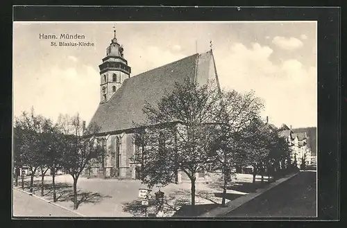 AK Hann. Münden, St. Blasius-Kirche