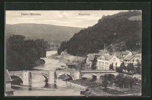 AK Hann. Münden, Weserblick