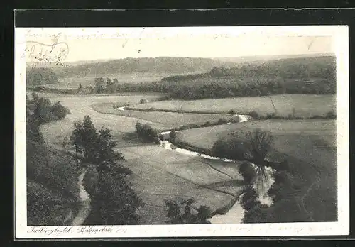 AK Fallingbostel, Panoramablick ins Böhmetal