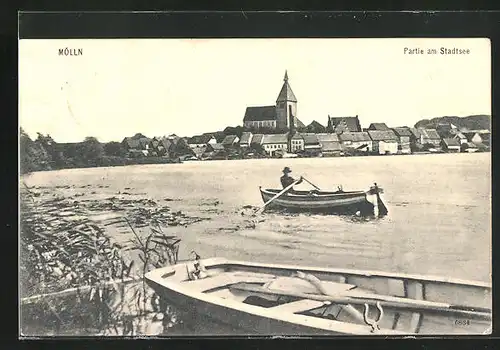 AK Mölln i. L., Ortspartie am Stadtsee