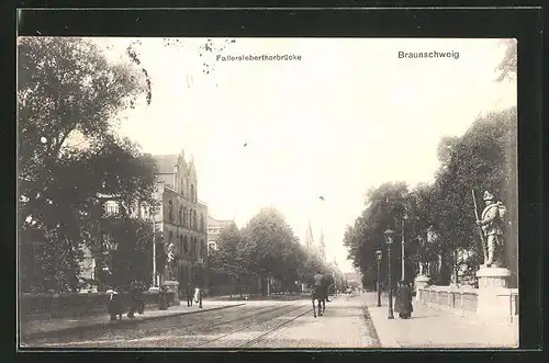 AK Braunschweig, Auf der Fallersleberthorbrücke