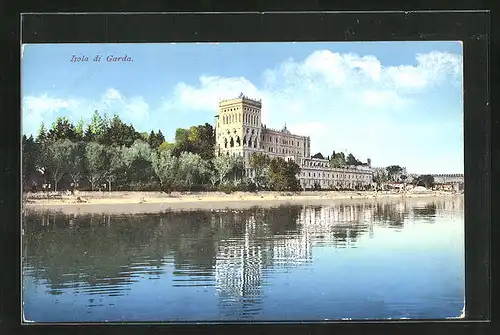 AK Isola di Garda, Blick zum Palazzo