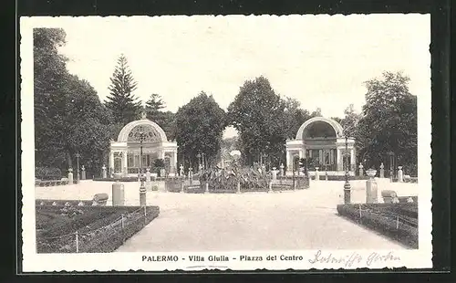 AK Palermo, Villa Giulia, Piazza del Centro