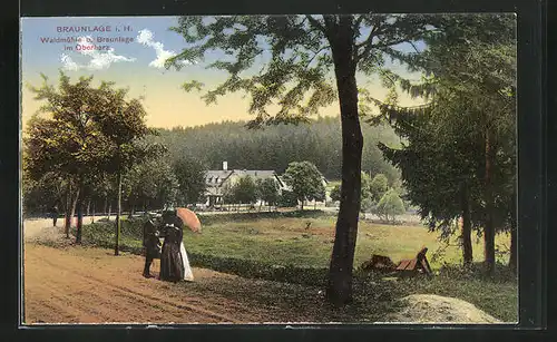 AK Braunlage / Harz, Gasthaus Waldmühle