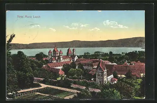 AK Maria Laach, Panoramablick auf die Abtei