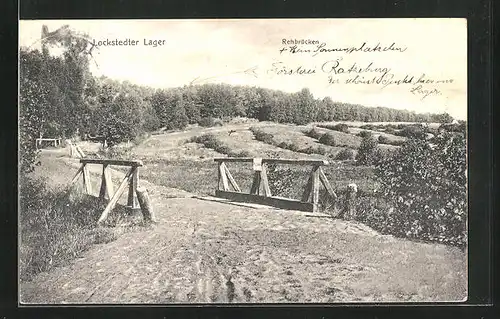 AK Lockstedter Lager, Landschaftspartie an den Rehbrücken