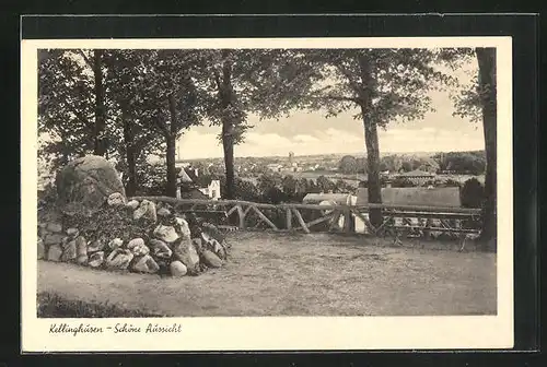 AK Kellinghusen, Blick vom Gedenkstein