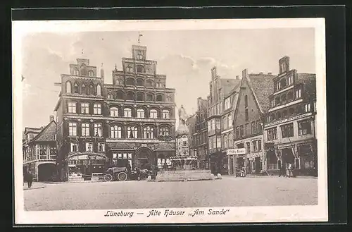 AK Lüneburg, alte Häuser Am Sande