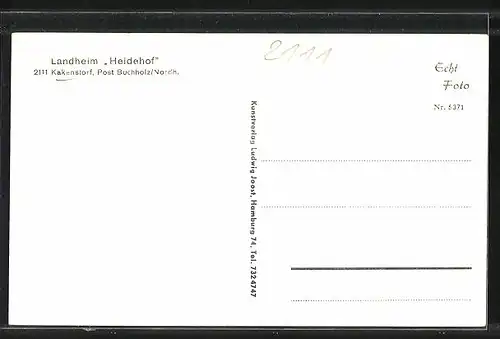 AK Kakenstorf, Hotel-Landheim Heidehof