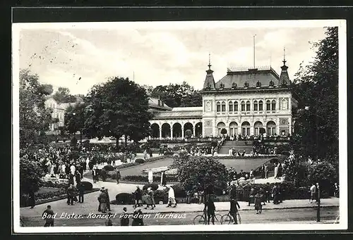 AK Bad Elster, Konzert vor dem Kurhaus