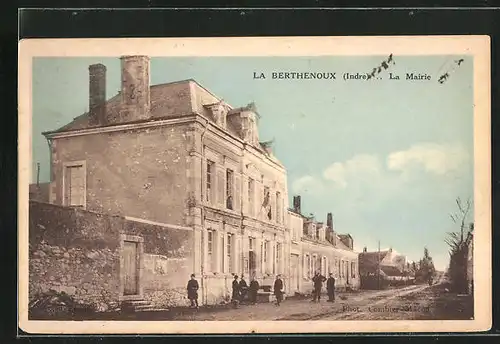 AK La Berthenoux, La Mairie