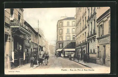AK Plantin, Rue du Pre et Rue Hoche