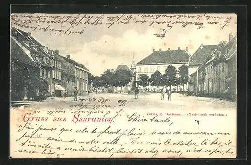 AK Saarunion, auf dem Marktplatz