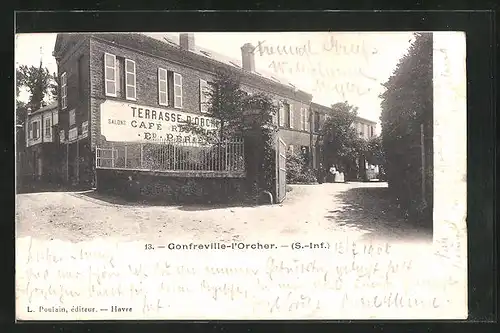 AK Gonfreville-l`Orcher, am Cafe Restaurant