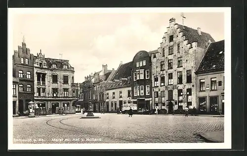 AK Emmerich a. Rh., Markt mit Hof v. Holland