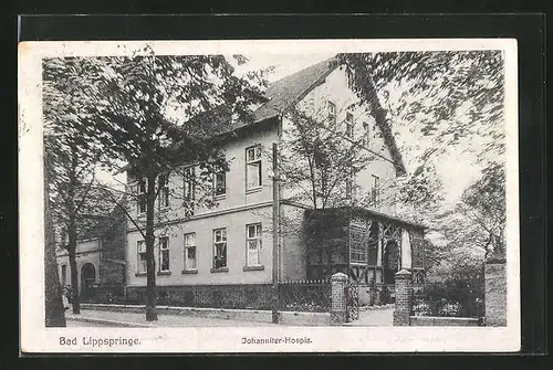 AK Bad Lippspringe, Partie am Johanniter-Hospiz