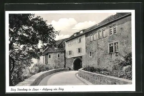 AK Dörentrup, Burg Sternberg, Aufgang