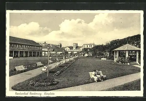 AK Norderney / Nordsee, Blick auf den Kurplatz