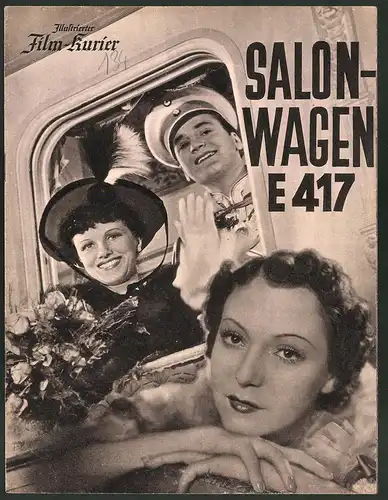 Filmprogramm IFK Nr. 2930, Salonwagen E 417, Käthe von Nagy, Paul Hörbiger, Regie: Paul Verhoeven