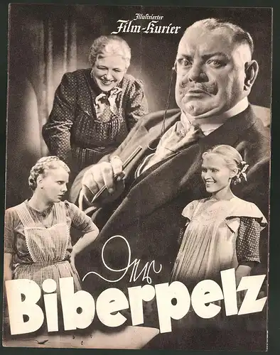 Filmprogramm IFK Nr. 2728, Der Biberpelz, Heinrich George, Ida Wüst, Rotraut Richter, Regie: Jürgen von Alten