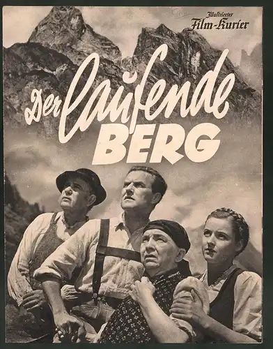 Filmprogramm IFK Nr. 3183, Der laufende Berg, Fritz Kampers, Maria Andergast, Rolf Pinegger, Regie: Hans Deppe