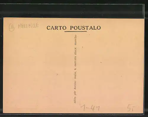 AK Loueis Borghero, 1857-1930, La Marsiheso, Leis angi de la marinado...