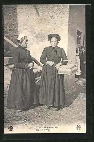 AK Saint-Flour, Types du Pays, Auvergne