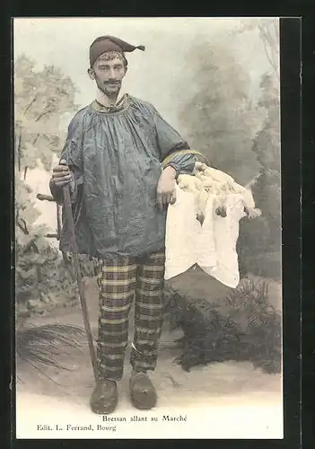 AK Bressan allant au Marché, Auvergne