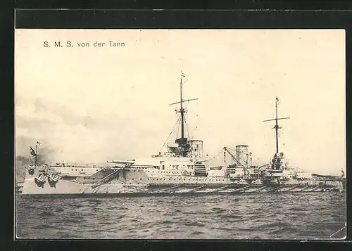 AK S. M. S. von der Tann, Kriegsschiff