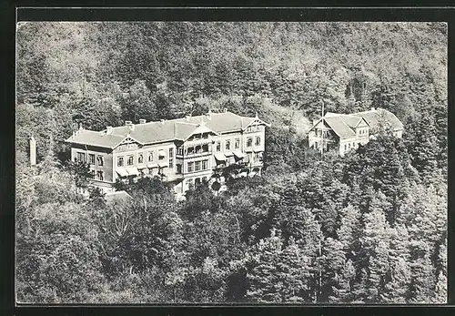 AK Gernrode / Harz, Blick auf das Hotel Haus Hagenthal