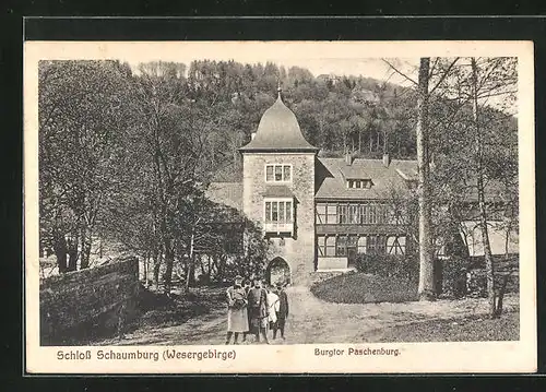 AK Rinteln, Schloss Schaumburg und Burgtor Paschenburg