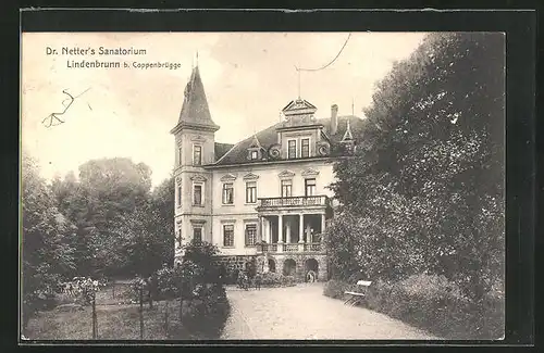 AK Lindenbrunn b. Coppenbrügge, Ansicht von Dr. Netters Sanatorium