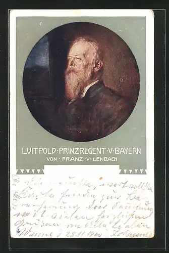 AK Porträtbild von Prinzregent Luitpold v. Bayern