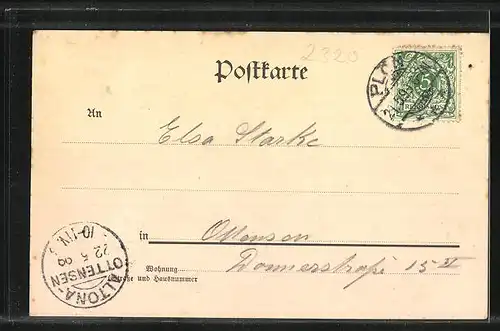 AK Ploen, Ansicht vom Prinzenhaus