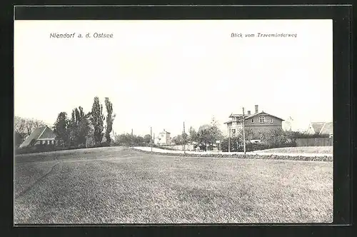 AK Niendorf /Ostsee, Blick vom Travermünderweg