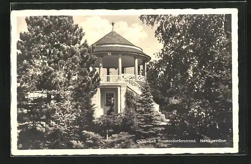 AK Timmendorferstrand, Blick auf den Musikpavillon