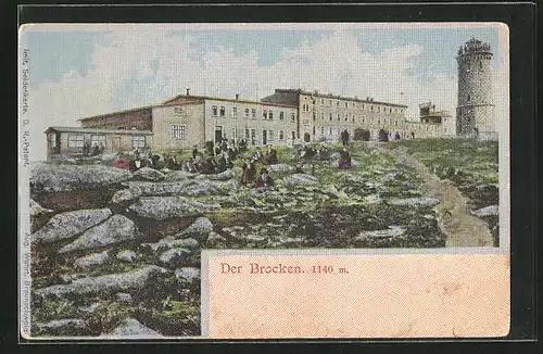 AK Brocken, Hotel und Aussichtsturm