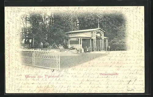 AK Pyrmont, Eingang der Helenenquelle