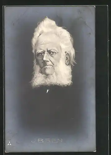 AK Bild des Schrifstellers Henrik Ibsen