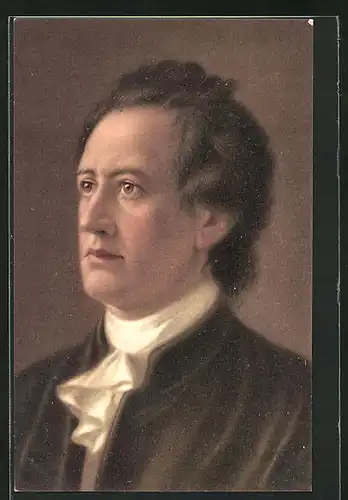 Künstler-AK Portrait des Dichters Goethe