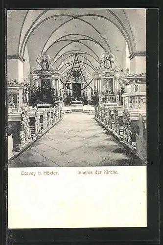 AK Corvey b. Höxter, Inneres der Kirche